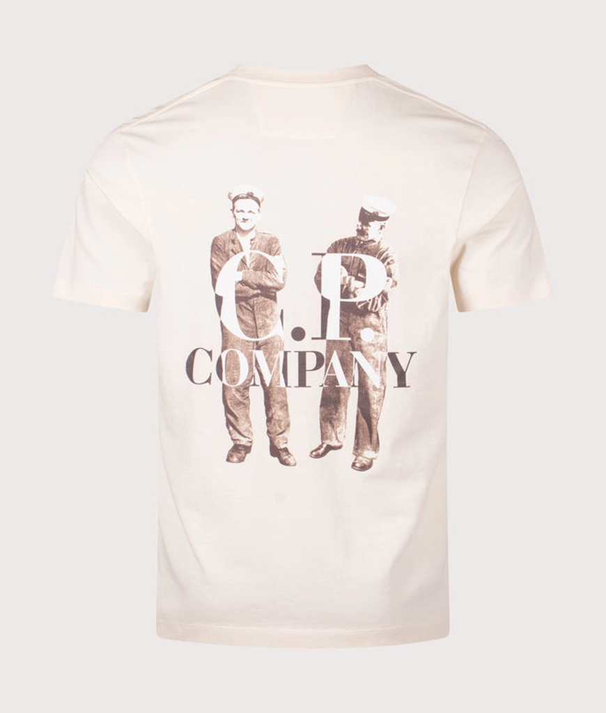 CP Company Mens British Sailor Logo T-Shirt